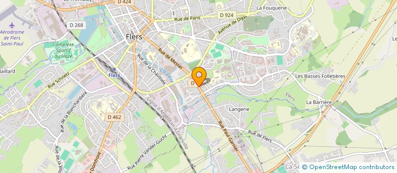 localisation de l'entreprise EMIR ETANCHEITE à FLERS