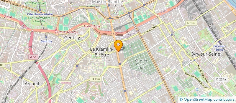 localisation de l'entreprise EMIR VOYAGE  LE KREMLIN-BICETRE