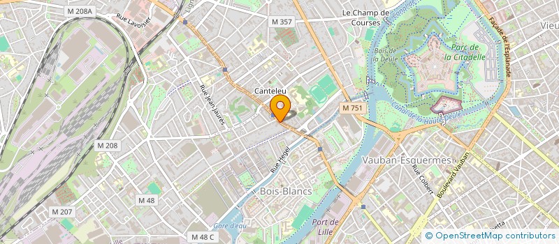 localisation de l'entreprise EMIRAN à LILLE