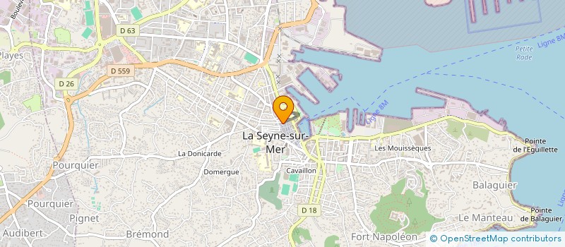 localisation de l'entreprise EMIRATES BURGER EXPRESS à LA SEYNE SUR MER
