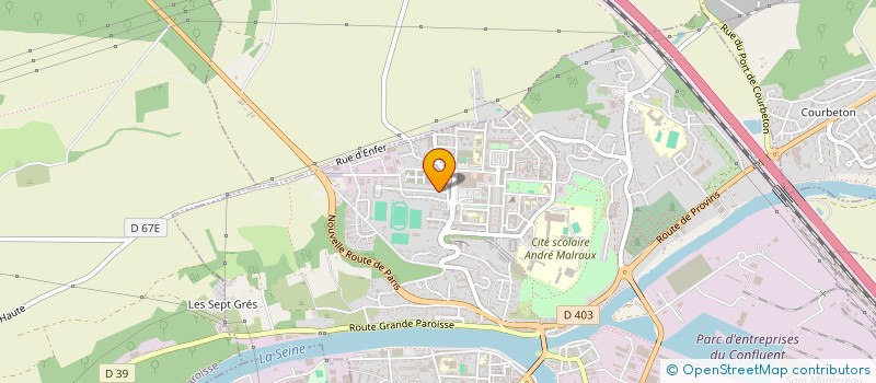 localisation de l'entreprise EMIRATES COUTURE  MONTEREAU-FAULT-YONNE