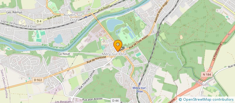 localisation de l'entreprise EMIRENOV  MERY-SUR-OISE