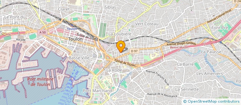 localisation de l'entreprise EMIS SERVICE  TOULON