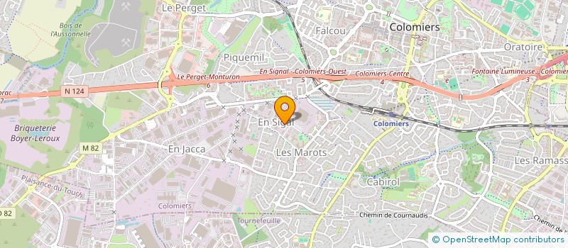 localisation de l'entreprise EMISA à COLOMIERS
