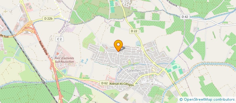 localisation de l'entreprise EMISEB  SALEILLES