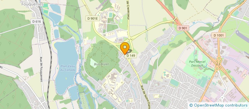 localisation de l'entreprise EMISFAIRE - EVENEMENTS  CREVECUR-LE-GRAND