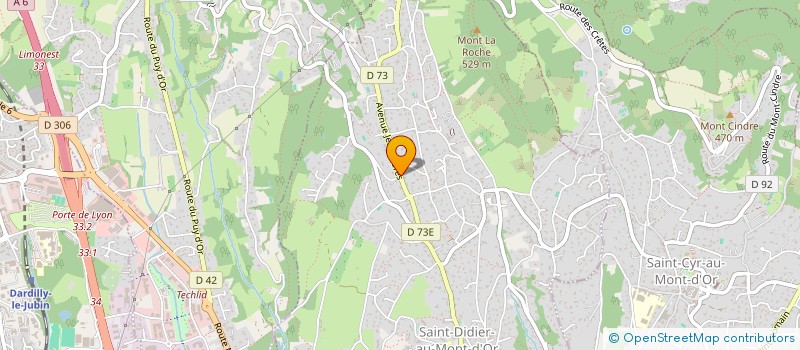 localisation de l'entreprise EMISFER à SAINT-DIDIER-AU-MONT-D'OR