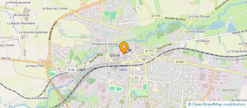 localisation de l'entreprise EMISOCLE à VITRE