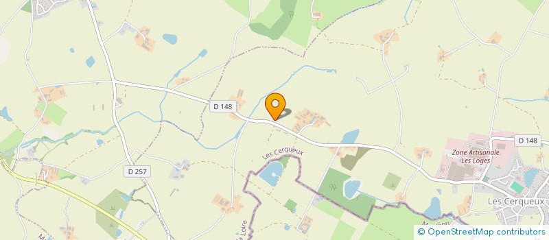 localisation de l'entreprise EMISOL  LES CERQUEUX