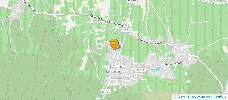 localisation de l'entreprise EMISPHERE  SAINT-VICTOR-LA-COSTE