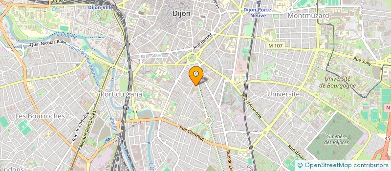 localisation de l'entreprise EMISPHERE à DIJON