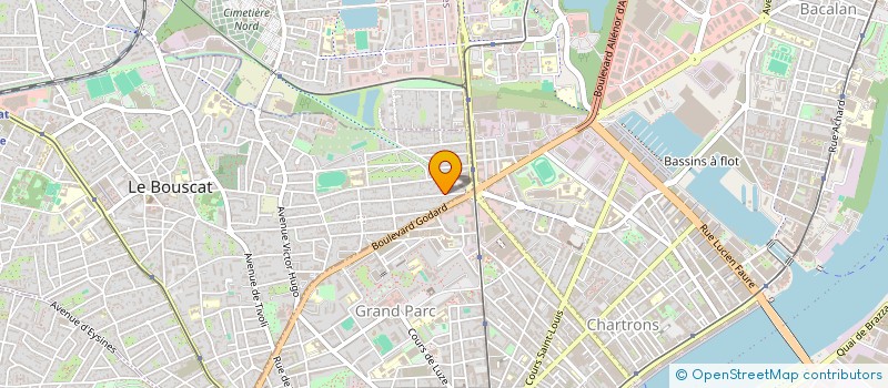 localisation de l'entreprise EMISTEL  LE BOUSCAT