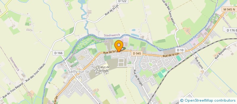 localisation de l'entreprise EMISYL  SAILLY-SUR-LA-LYS