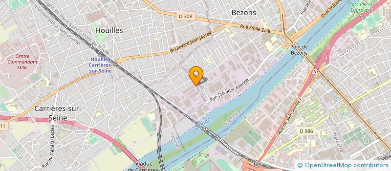 localisation de l'entreprise EMITEC à ANET