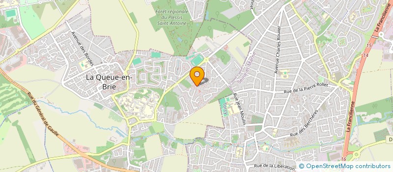 localisation de l'entreprise EMITRANS  LA QUEUE-EN-BRIE