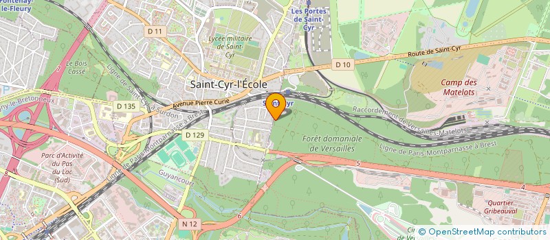 localisation de l'entreprise EMIVA CONSULTING à VERSAILLES