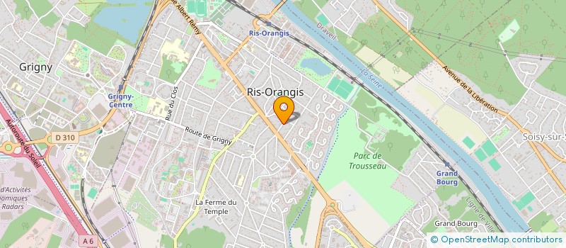 localisation de l'entreprise EMIVAL à RIS-ORANGIS