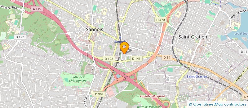 localisation de l'entreprise EMIXAM  SANNOIS