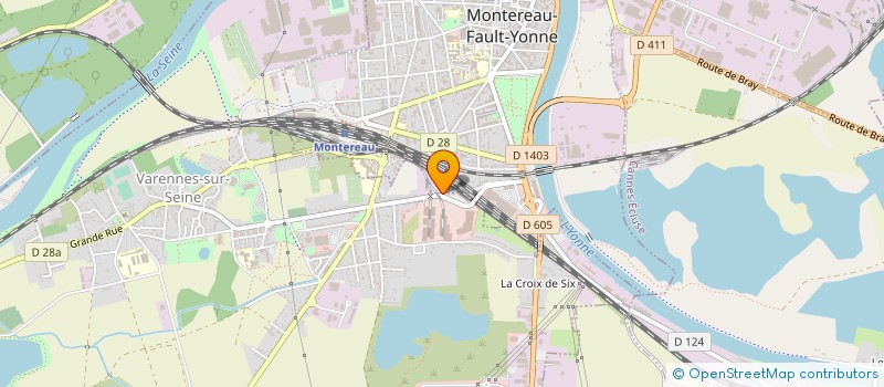 localisation de l'entreprise EMJ à VARENNES-SUR-SEINE