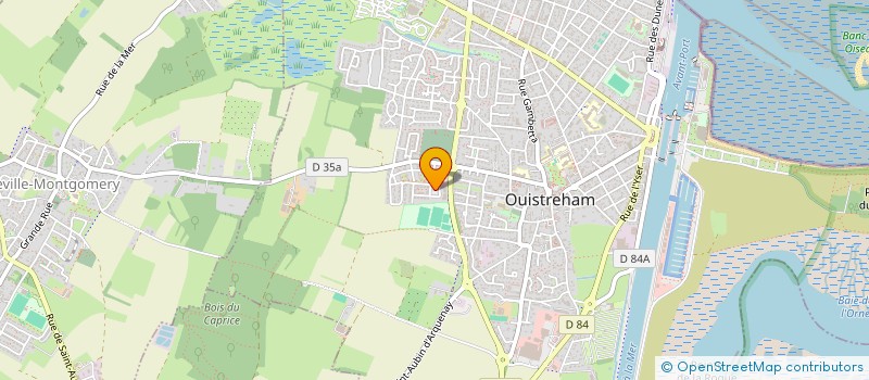 localisation de l'entreprise EMJ  OUISTREHAM