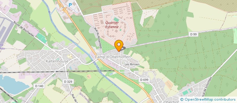 localisation de l'entreprise EMJ  OBERHOFFEN-SUR-MODER