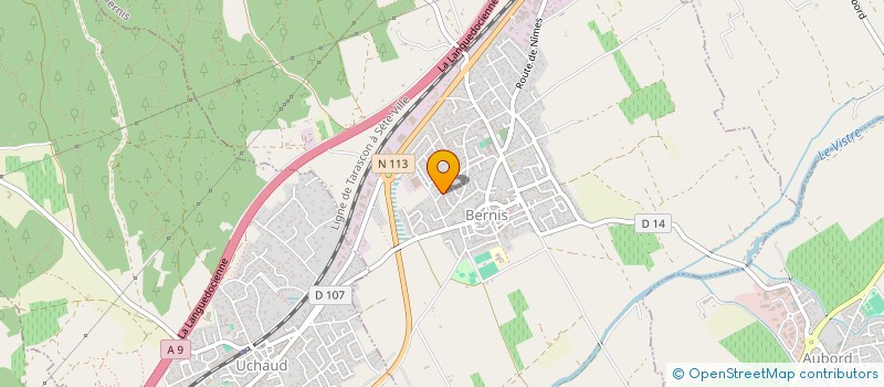 localisation de l'entreprise EMJ  BERNIS