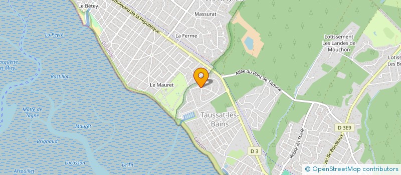 localisation de l'entreprise EMJ BLANQUEFORT à BIARRITZ