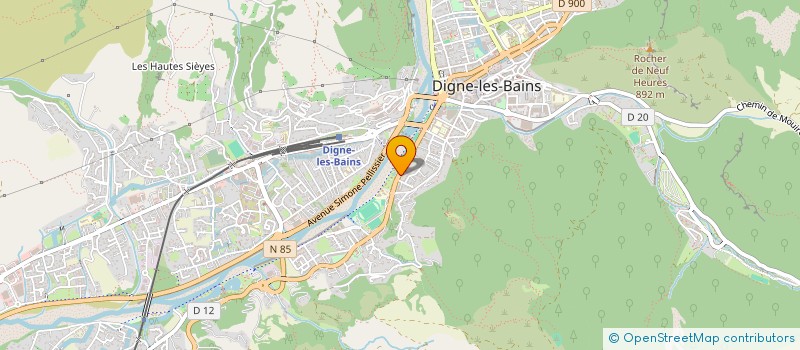 localisation de l'entreprise EMJ CORP à DIGNE-LES-BAINS