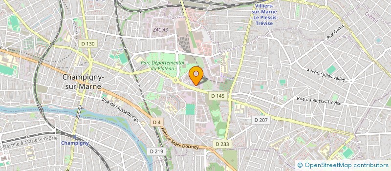 localisation de l'entreprise EMJ PARTICIPATIONS à CHAMPIGNY-SUR-MARNE