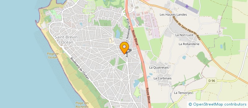 localisation de l'entreprise EMJA à SAINT-BREVIN-LES-PINS