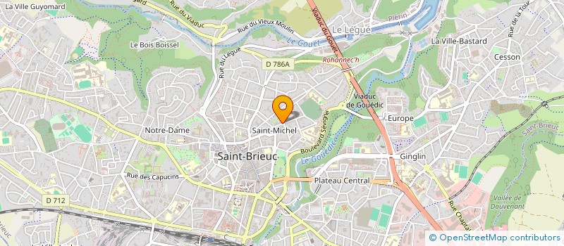 localisation de l'entreprise EMJALOLI  SAINT-BRIEUC