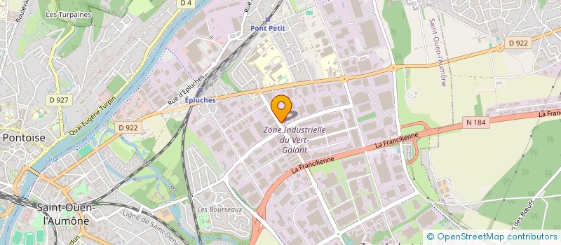 localisation de l'entreprise EMJC  SAINT-OUEN-L'AUMONE