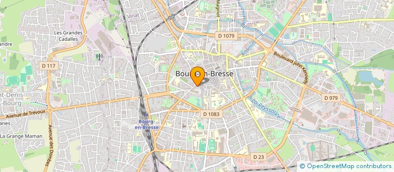 localisation de l'entreprise EMJC DIETETIQUE  BOURG-EN-BRESSE