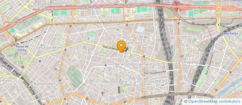 localisation de l'entreprise EMJC LOGISTIQUE à PARIS