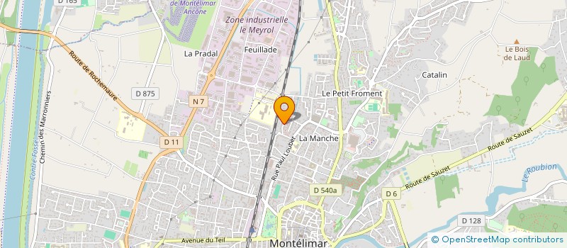 localisation de l'entreprise EMJELO PATRIMOINE  MONTELIMAR