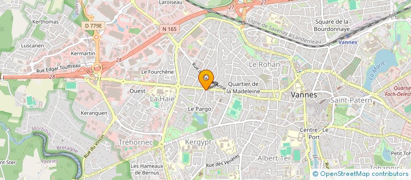 localisation de l'entreprise EMJID HOLDING à VANNES