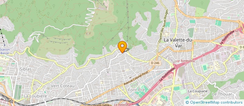 localisation de l'entreprise EMJOY  TOULON