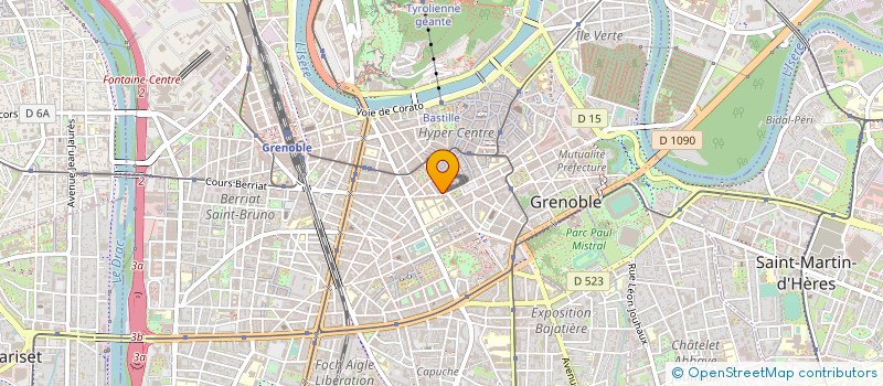 localisation de l'entreprise EMJP  GRENOBLE