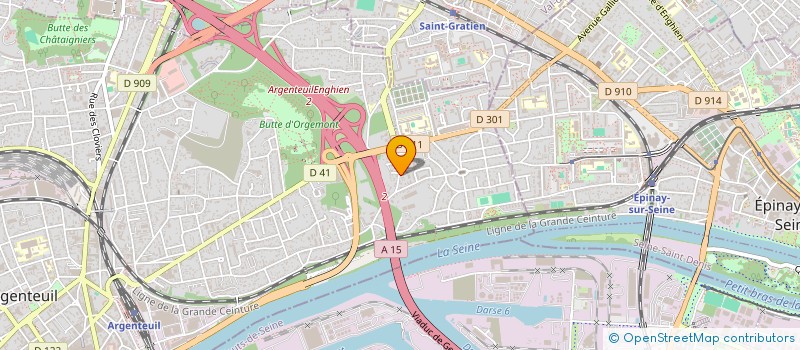 localisation de l'entreprise EMK  ARGENTEUIL