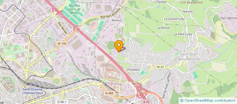 localisation de l'entreprise EMK  SAINT-JEAN-BONNEFONDS