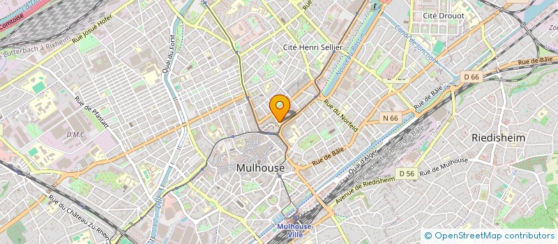 localisation de l'entreprise EMK CREPIS à MULHOUSE