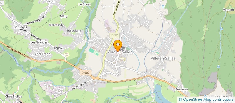 localisation de l'entreprise EMK INVEST  VIUZ-EN-SALLAZ