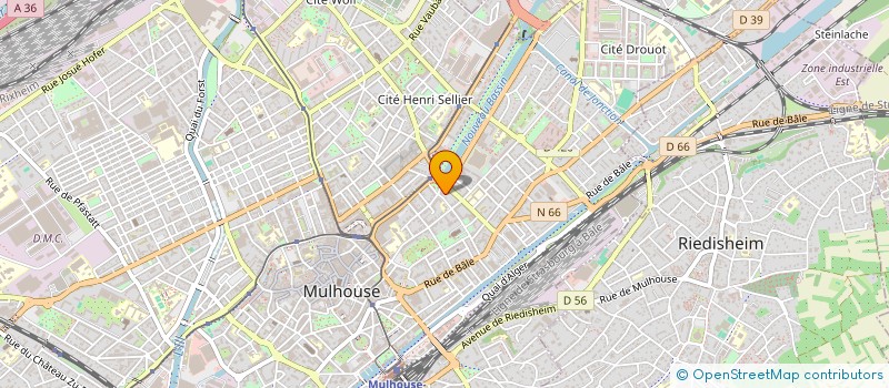 localisation de l'entreprise EMK SASU à MULHOUSE