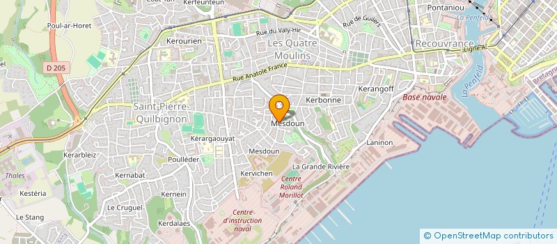 localisation de l'entreprise EMK TAXI à BREST