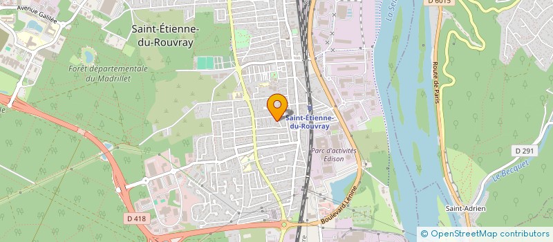 localisation de l'entreprise EMK TRANSPORT  ROUEN