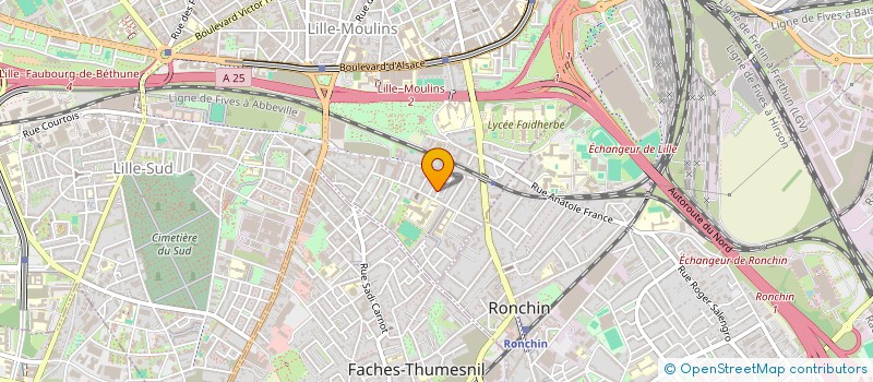 localisation de l'entreprise EMKA à LILLE
