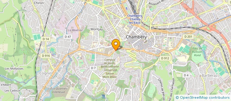 localisation de l'entreprise EMKA CONSTRUCTION  CHAMBERY