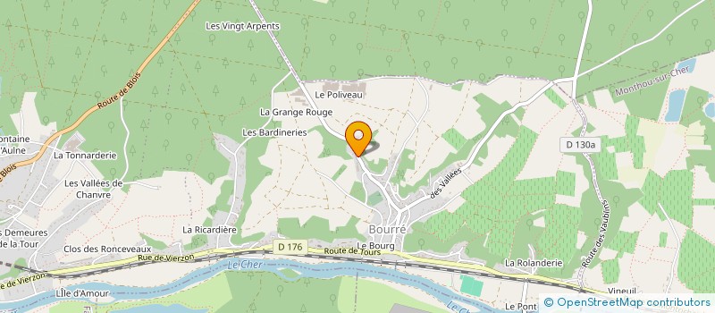 localisation de l'entreprise EMKA FRANCE à MONTRICHARD-VAL-DE-CHER