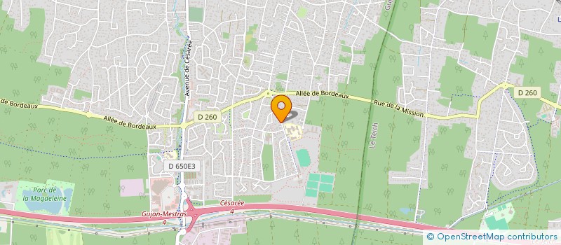 localisation de l'entreprise EMKARO  GUJAN-MESTRAS