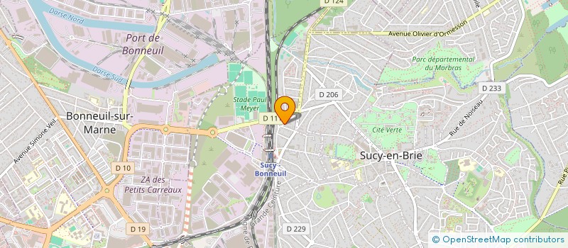 localisation de l'entreprise EML à SUCY-EN-BRIE